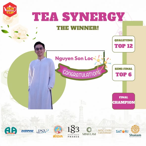 CHÚC MỪNG CÁC NHÀ VÔ ĐỊCH TEA MASTERS CUP VIETNAM 2026